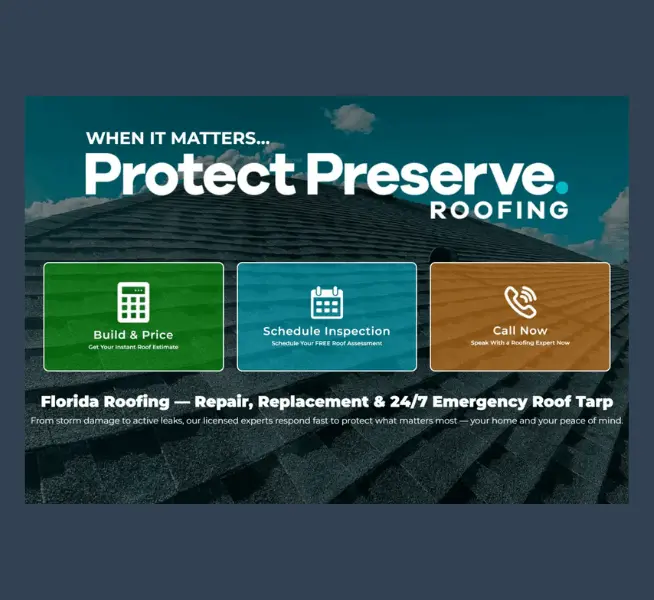 Protect Preserve Roofing – Desarrollo con WordPress Full Site Editing